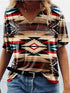 Women's Fashionable Geometric Printed T-Shirt