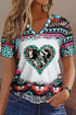 Women's Fashionable Geometric Printed T-Shirt