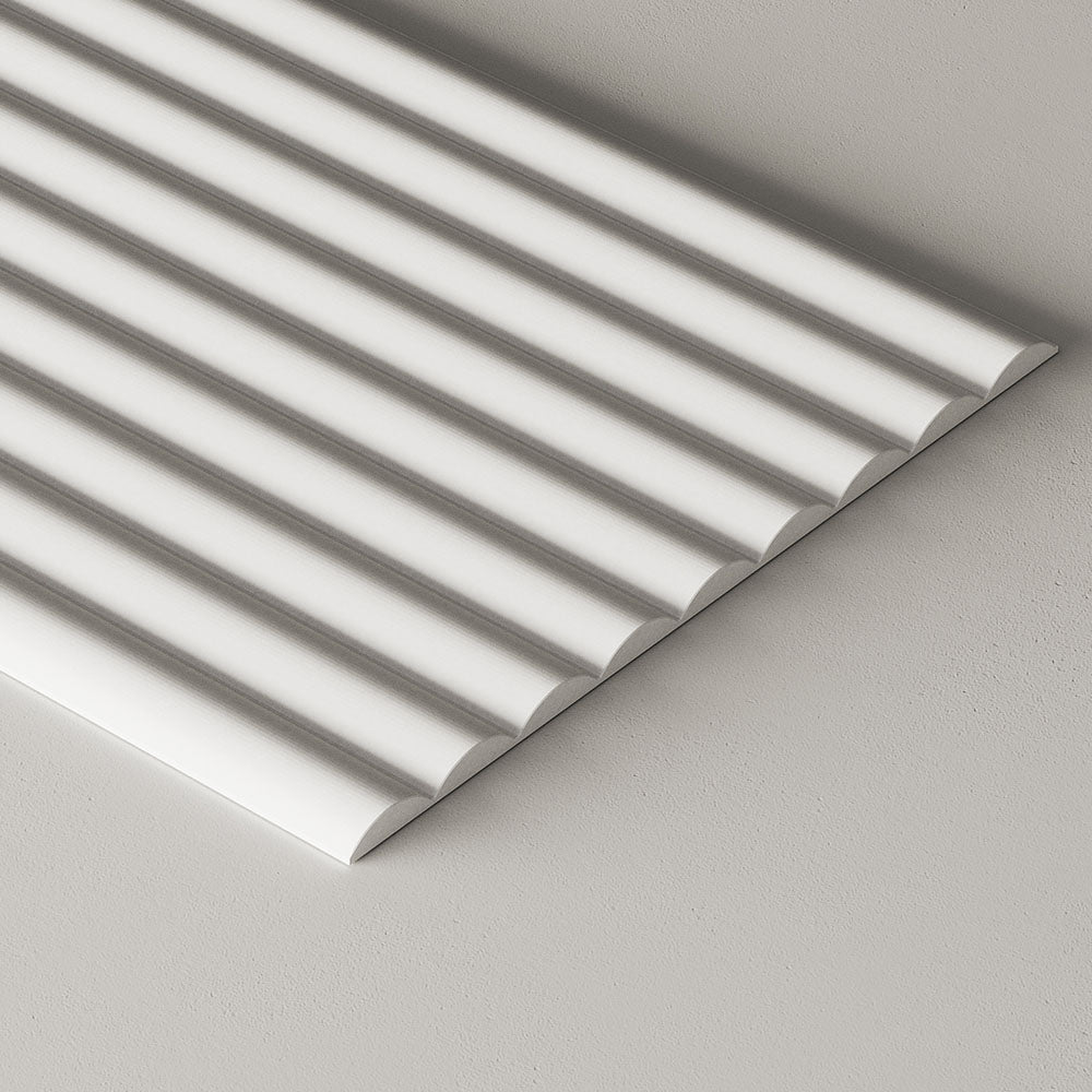 Paneles de pared acanalados que se pueden pintar