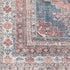 Alfombra lavable Baltinglass color óxido y azul - Liquidación
