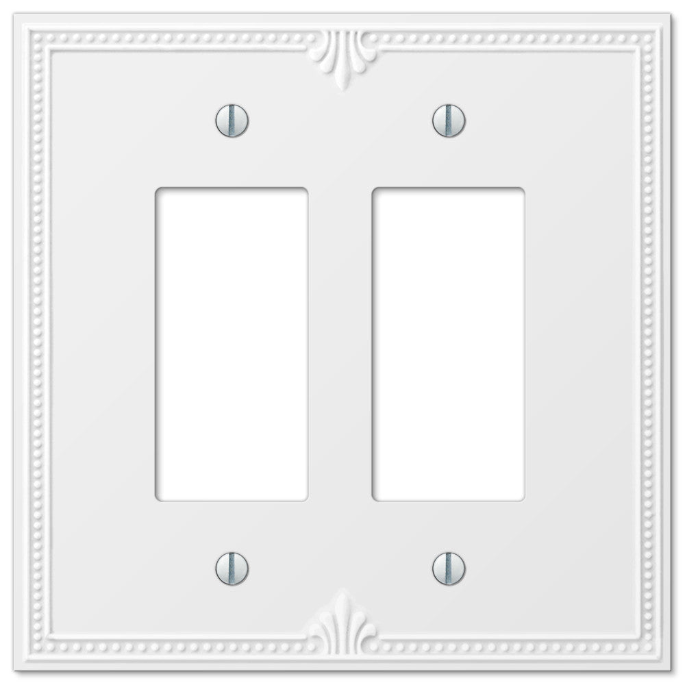 Placa de pared de plástico de gran tamaño Richmond White - 2 balancines