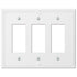 Placa de pared de plástico de gran tamaño Richmond White de 3 balancines