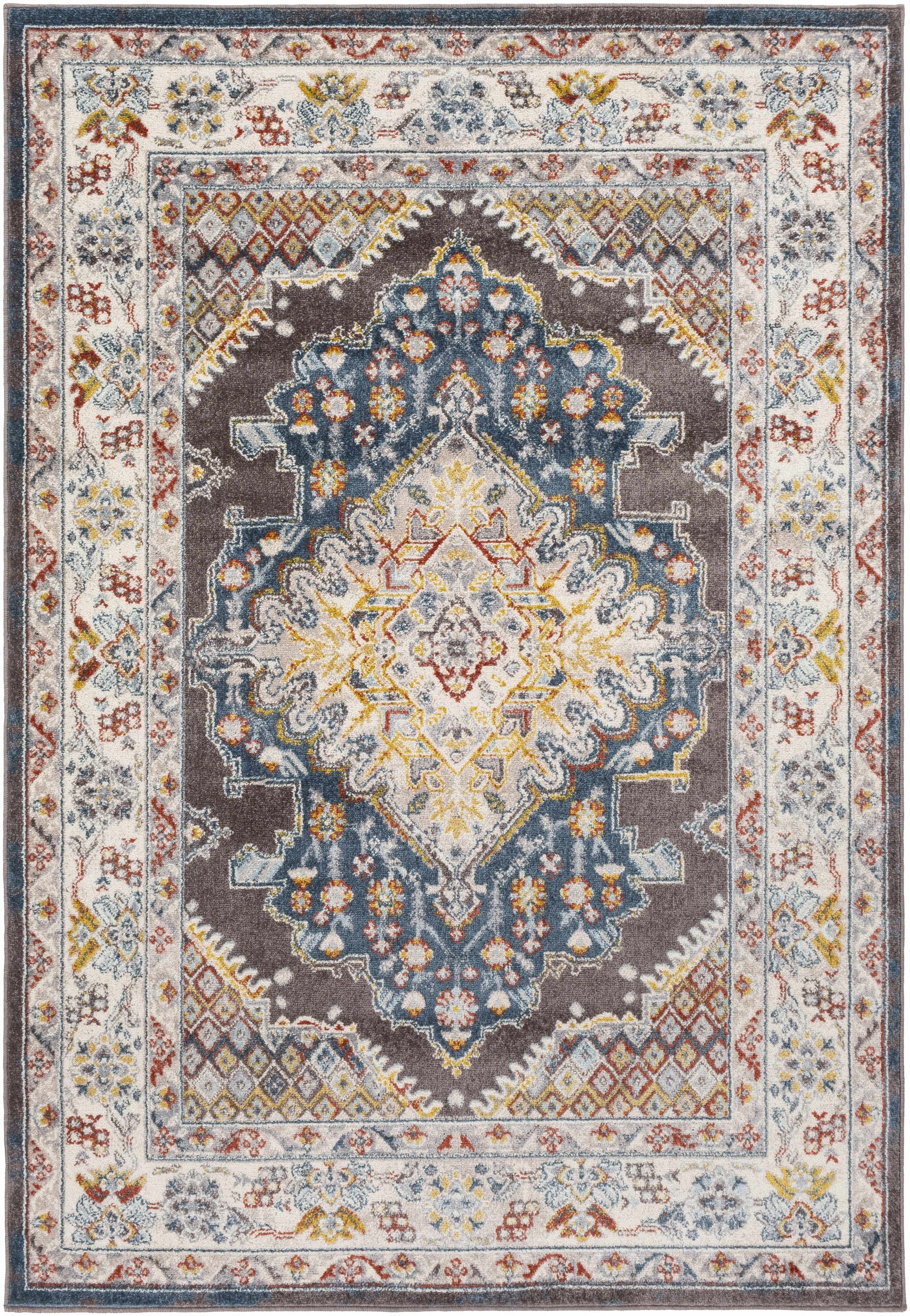 Alfombra con medallón de Haymond Brown