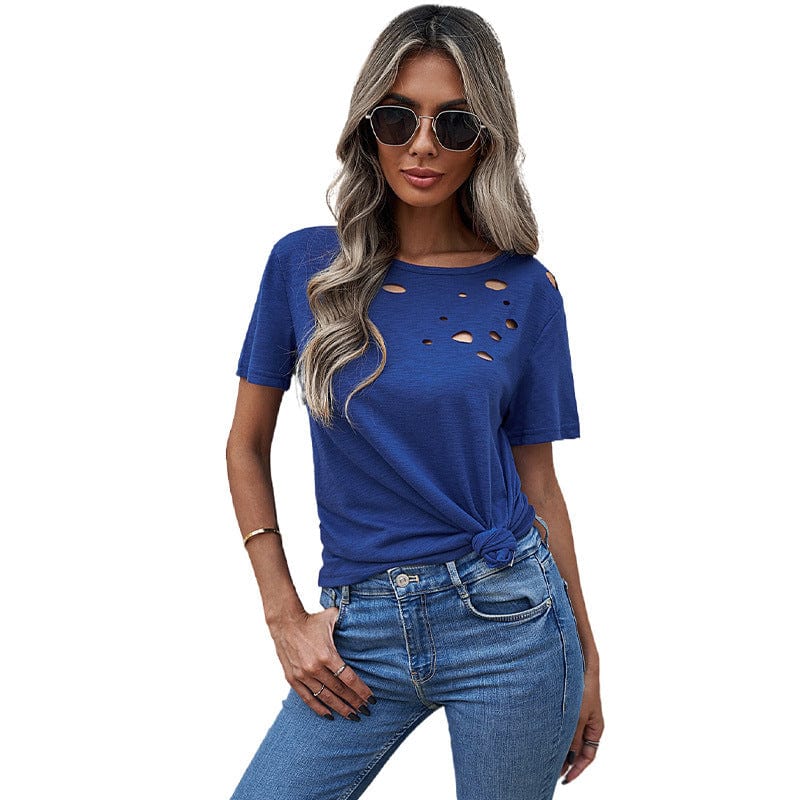 Women's Summer Distressed Tee