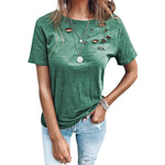 Women's Summer Distressed Tee