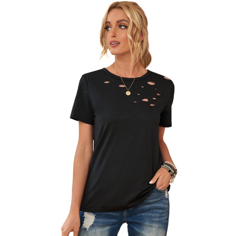 Women's Summer Distressed Tee