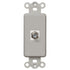 Inserto basculante gris - 1 conector de cable