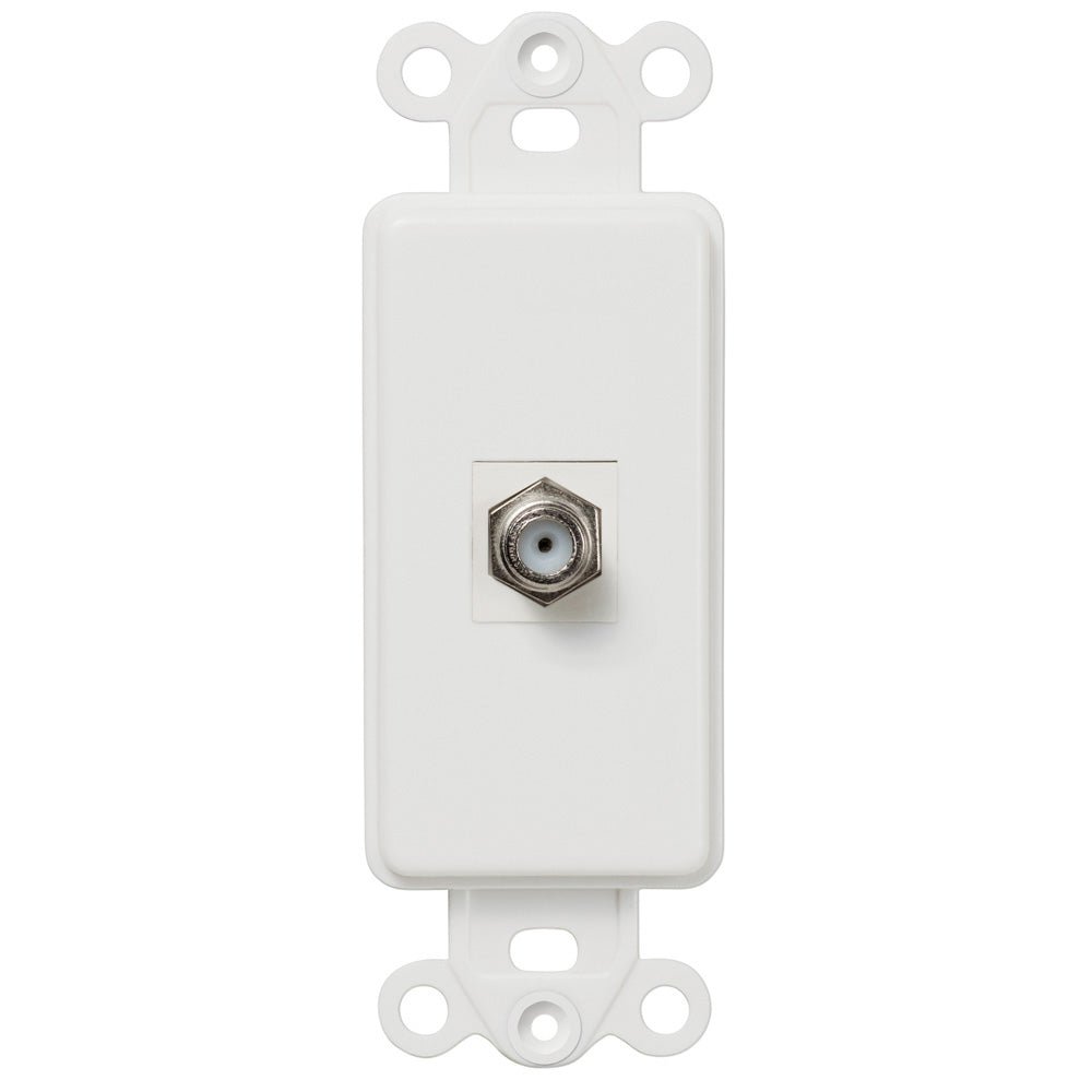 Inserto basculante blanco - 1 conector de cable