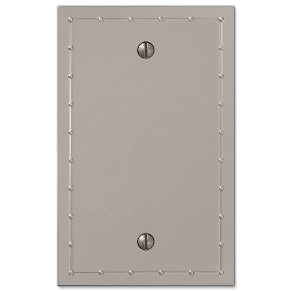 Níquel satinado fundido color rosa - 1 placa de pared en blanco