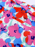 Rosy Floral Print High Waist Shorts