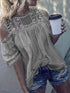 Off-Shoulder White Mini Dress