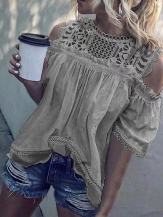 Off-Shoulder White Mini Dress