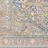 Alfombra con medallón azul y naranja de Ripponlea