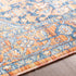 Alfombra con medallón azul y naranja de Ripponlea