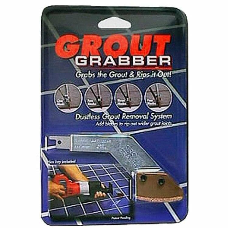 Grout Grabber Kit (Adapter & 1 blade) Grout Removal Sawzall Accessory