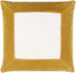 Rahiq Yellow Border Cotton Throw Pillow
