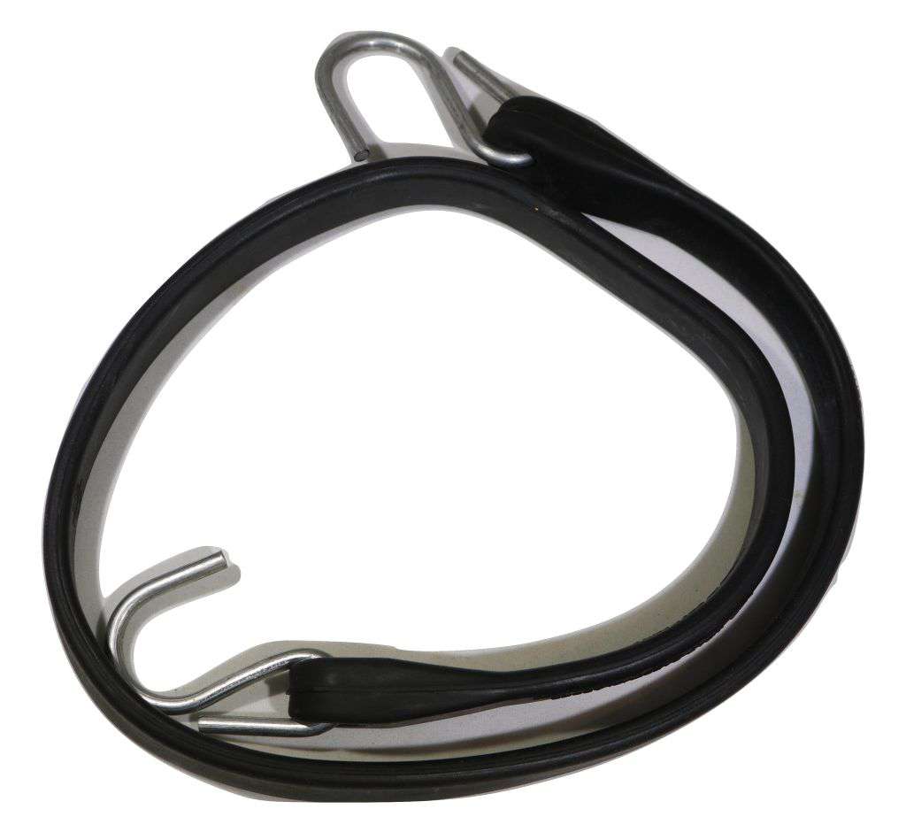Correas de lona de goma de 15", 21" y 31" con ganchos en forma de S (20 unidades) | Paquete de 60
