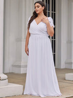 Plus Size Formal Dress with Ruffles