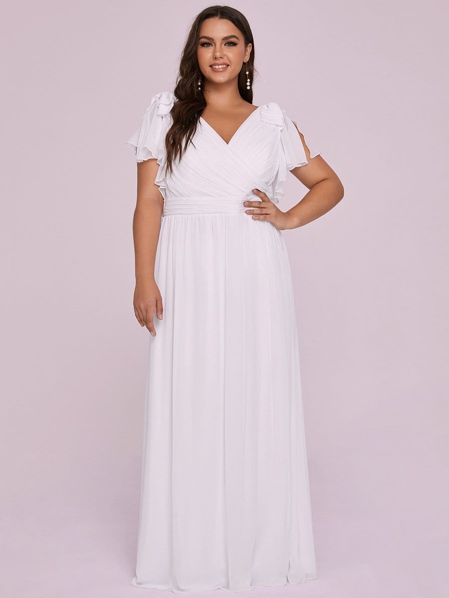 Plus Size Formal Dress with Ruffles
