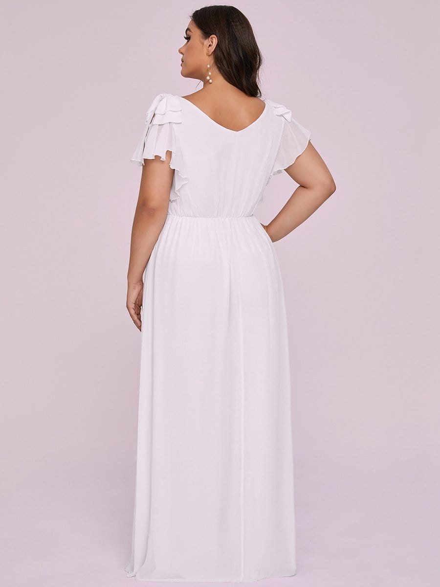 Plus Size Formal Dress with Ruffles