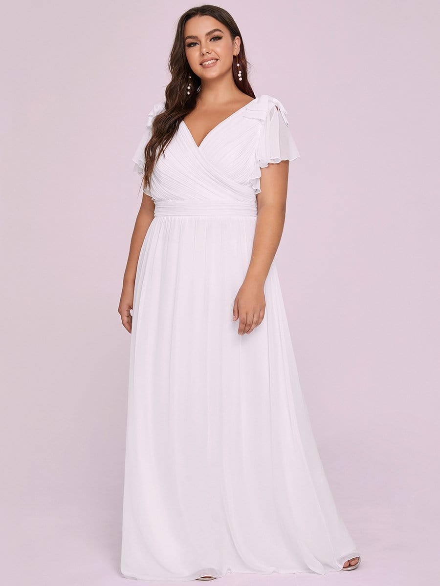 Plus Size Formal Dress with Ruffles