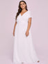 Plus Size Formal Dress with Ruffles