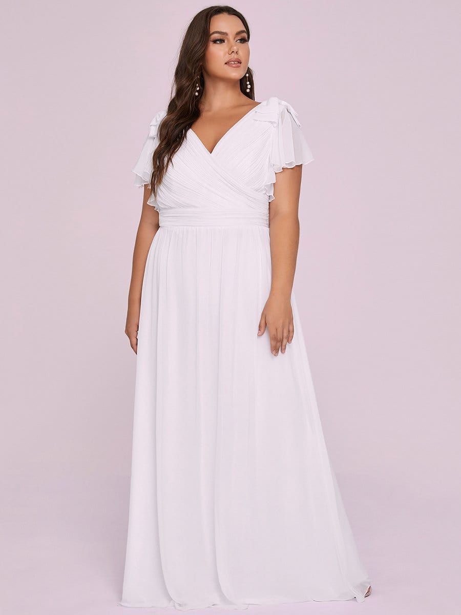 Plus Size Formal Dress with Ruffles