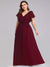 Plus Size Formal Dress with Ruffles