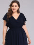 Plus Size Formal Dress with Ruffles