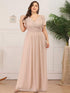 Plus Size Formal Dress with Ruffles