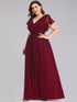 Plus Size Formal Dress with Ruffles