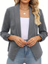 Buttonless Blazer Jacket
