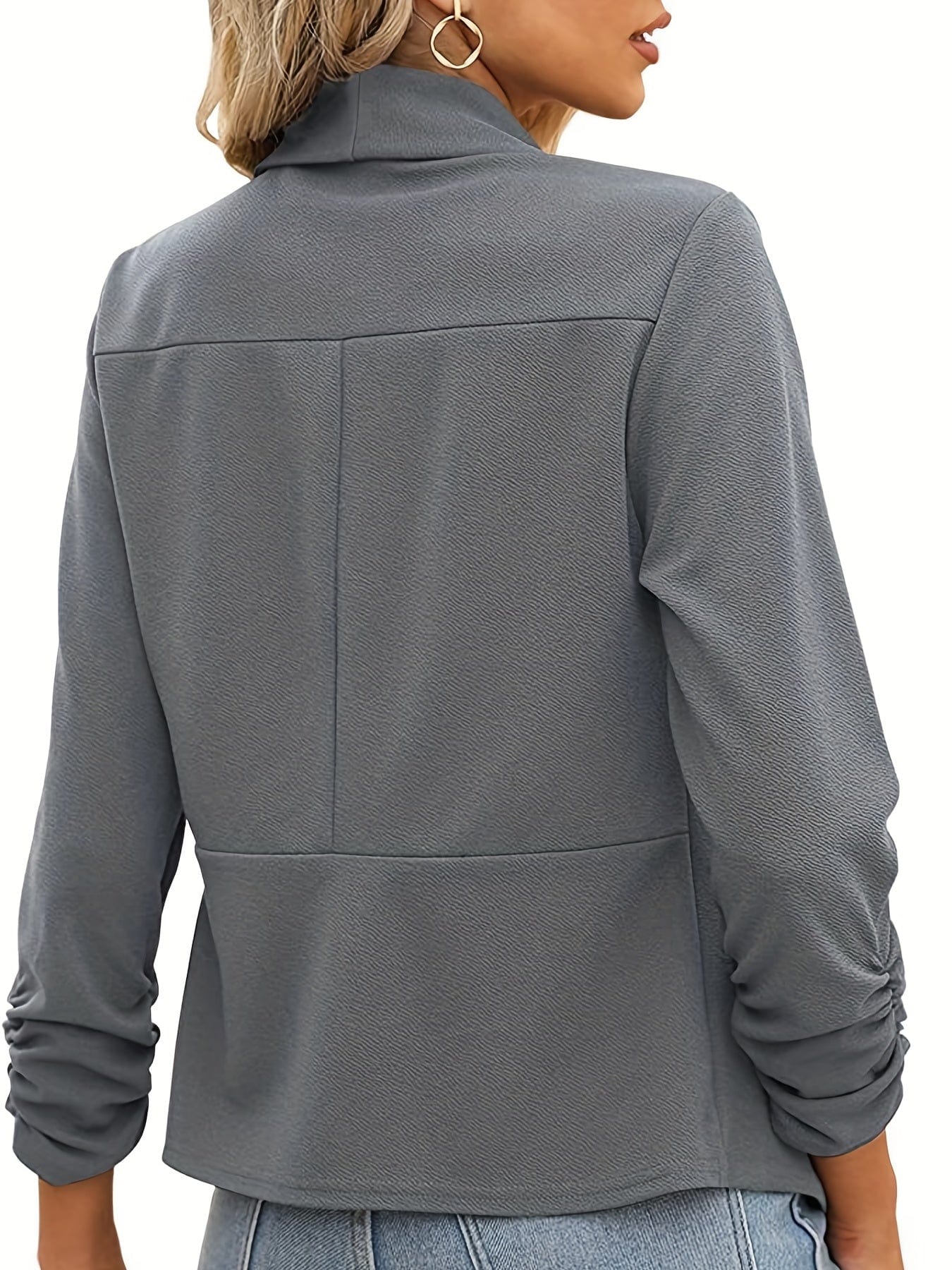 Buttonless Blazer Jacket