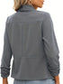 Buttonless Blazer Jacket