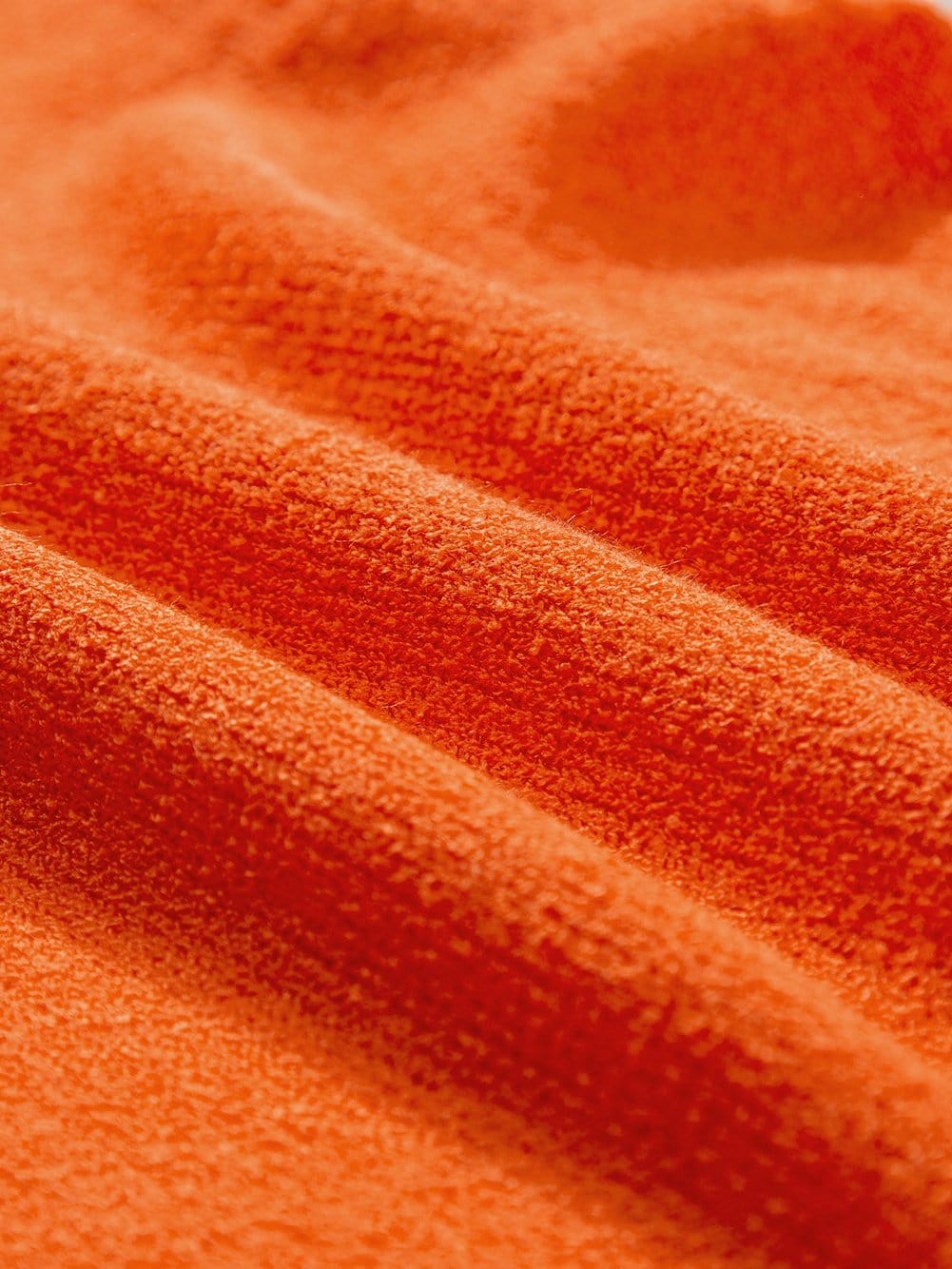 Ruffle Sleeve Knit Top in Fall Hues