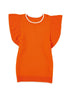 Ruffle Sleeve Knit Top in Fall Hues