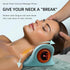 Electric Neck Massager Cervical Pillow EMS Traction Heating Vibration Massage