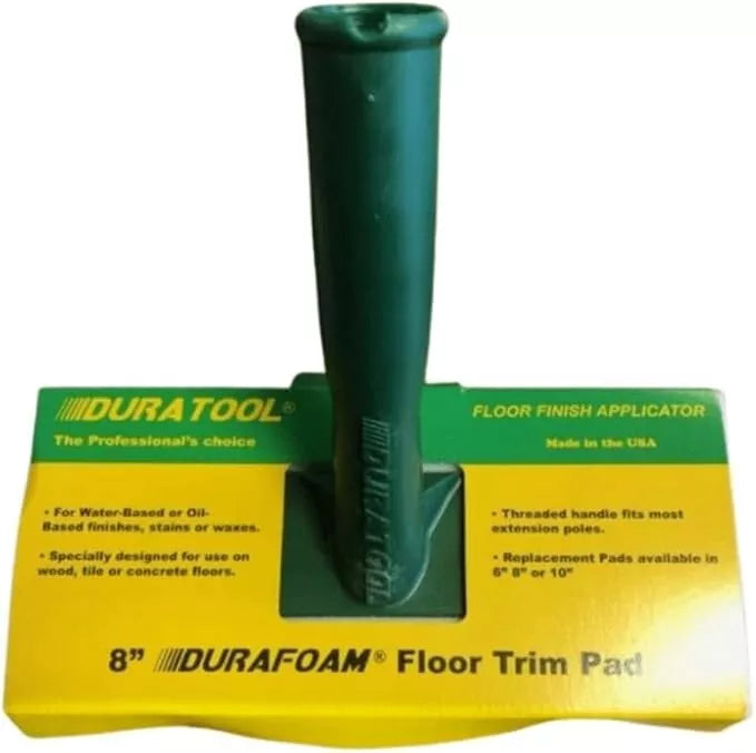 Aplicador de piso Durafoam DuraTool 8038, almohadilla de acabado de 8 pulgadas, completo