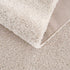 Alfombra de felpa sólida color beige celestial