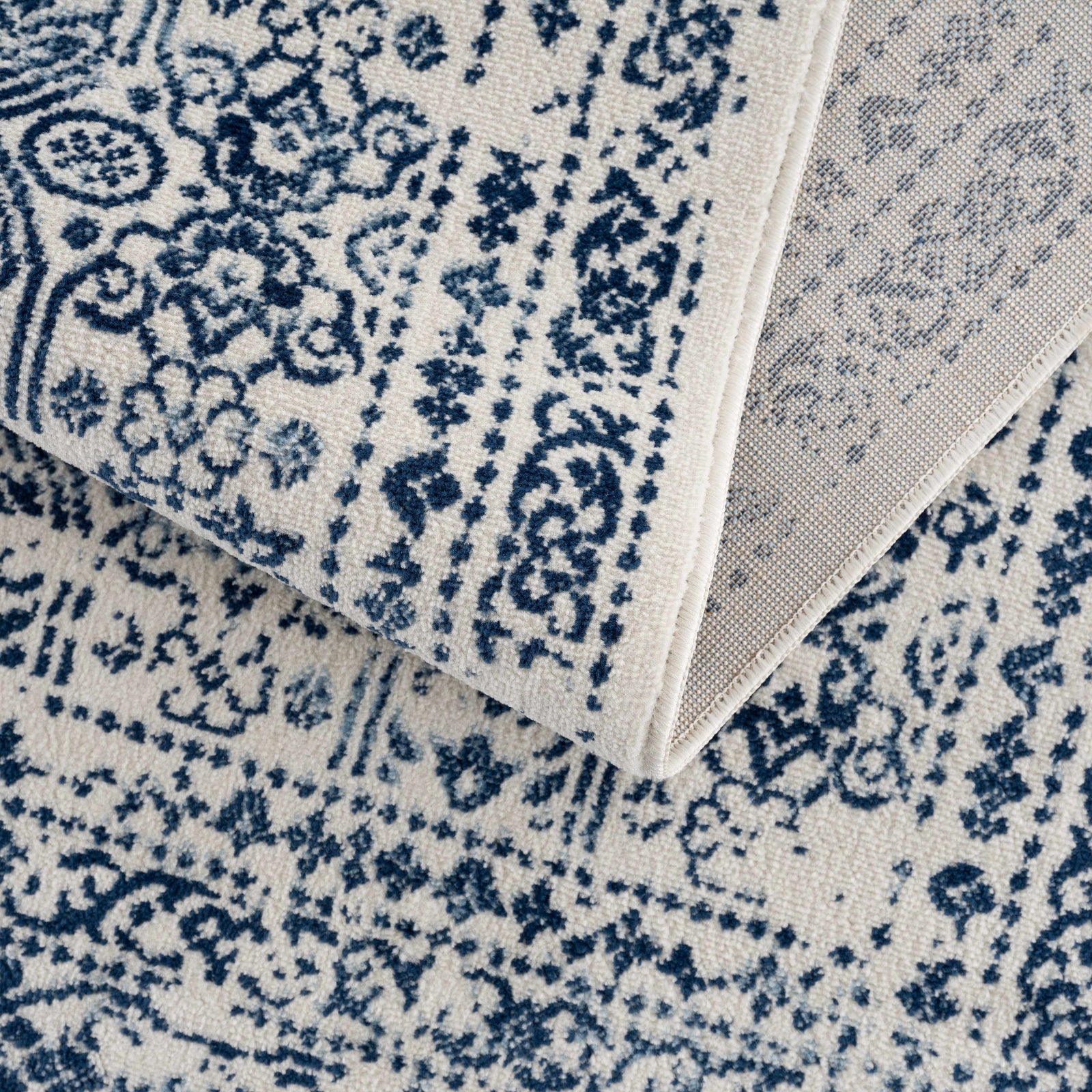 Alfombra azul Michie - Liquidación