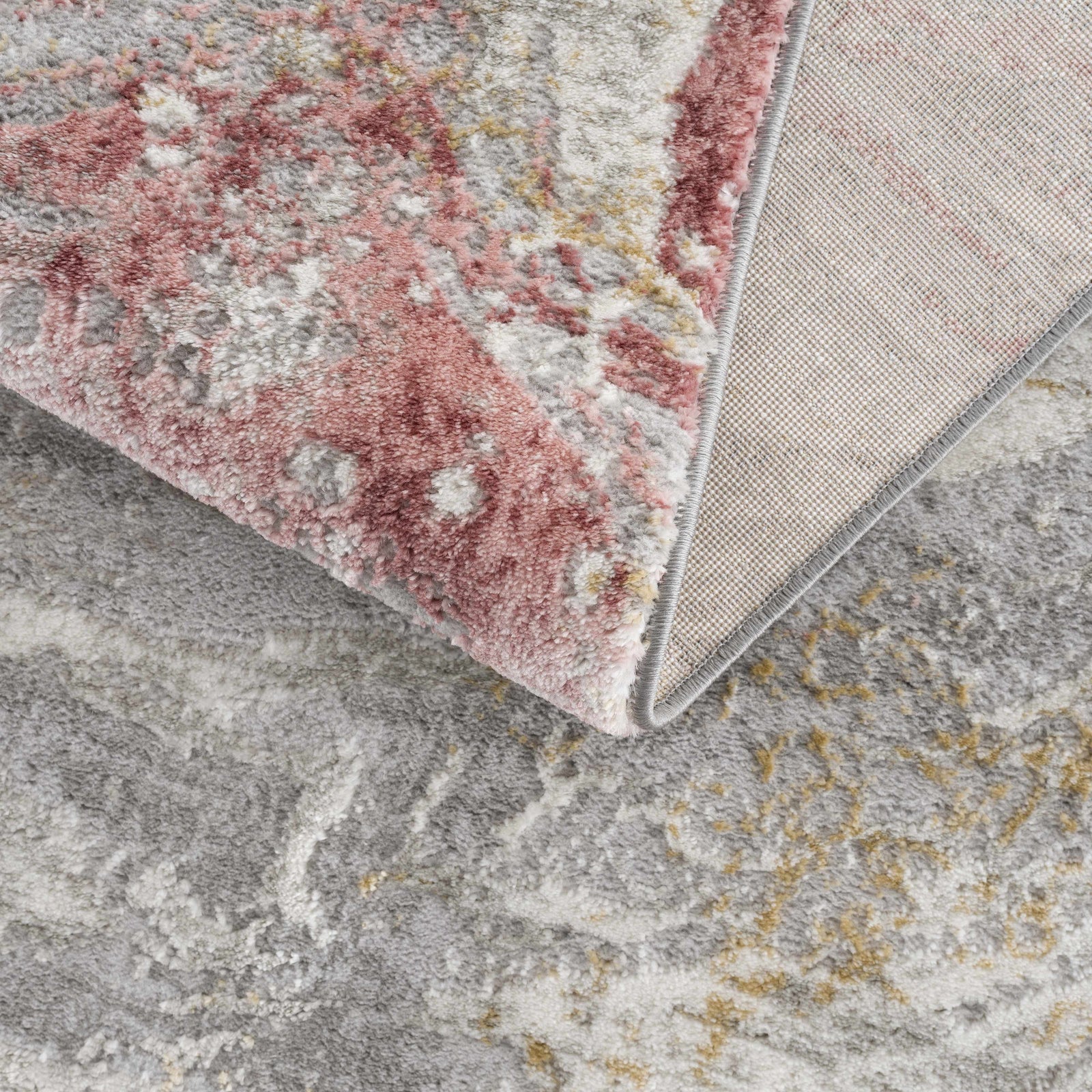 Alfombra de mármol rosa vivaz