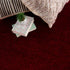 Alfombra de felpa roja sólida Heavenly - Liquidación