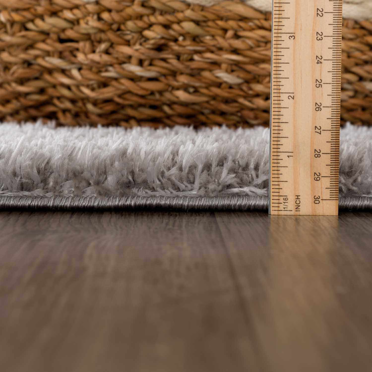 Alfombra de felpa Heavenly Solid Light Gray - Liquidación