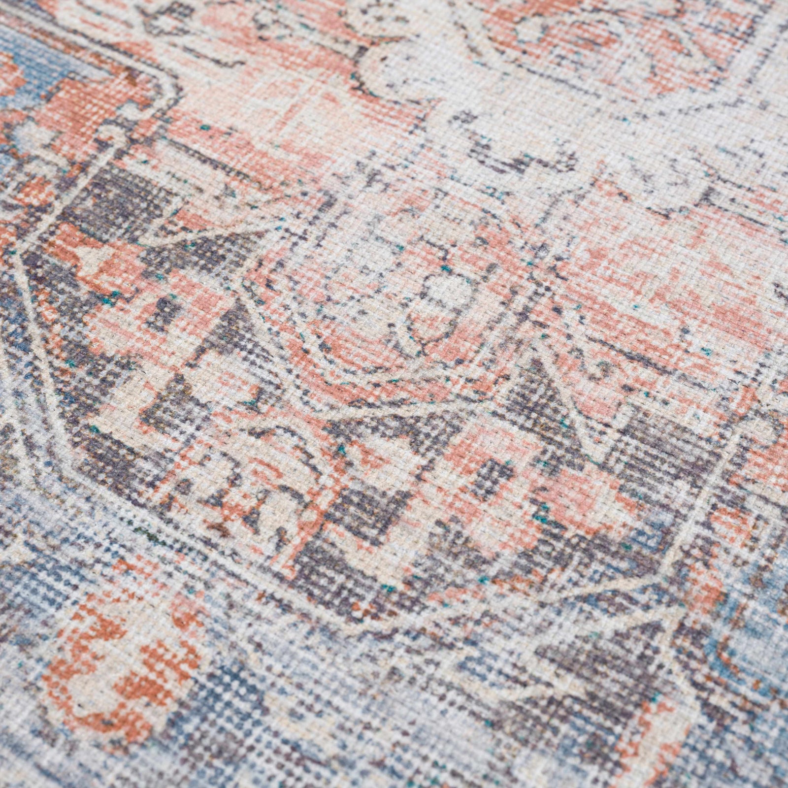 Alfombra lavable desgastada Rosman