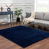 Alfombra de pelo largo Heavenly Solid Navy Blue - Liquidación