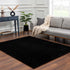 Alfombra de felpa sólida Heavenly Black - Liquidación