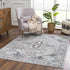 Alfombra Liverpool gris y azul - Ofertas
