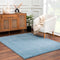 Alfombra de felpa azul sólida Heavenly - Liquidación