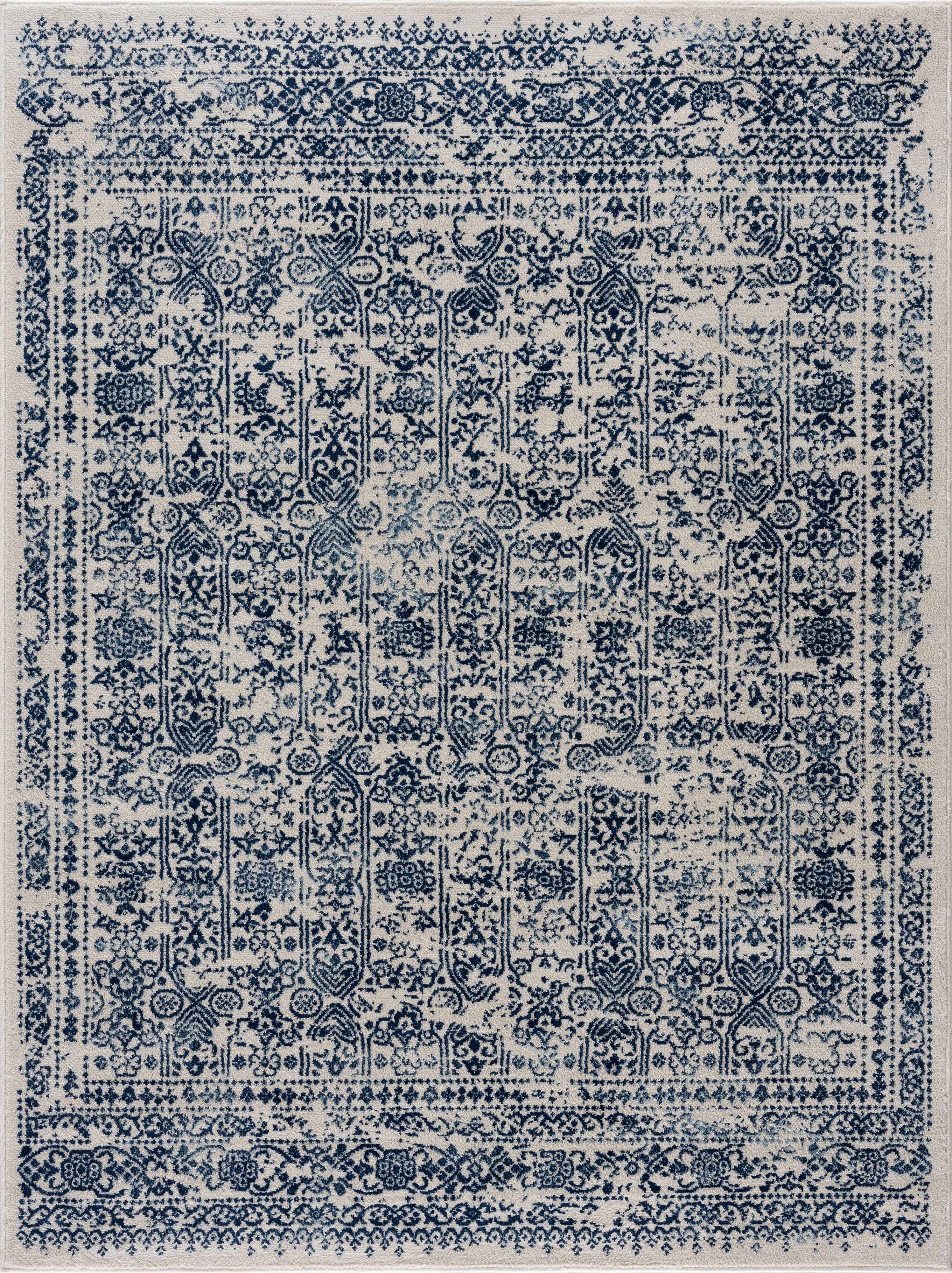 Alfombra azul Michie - Liquidación