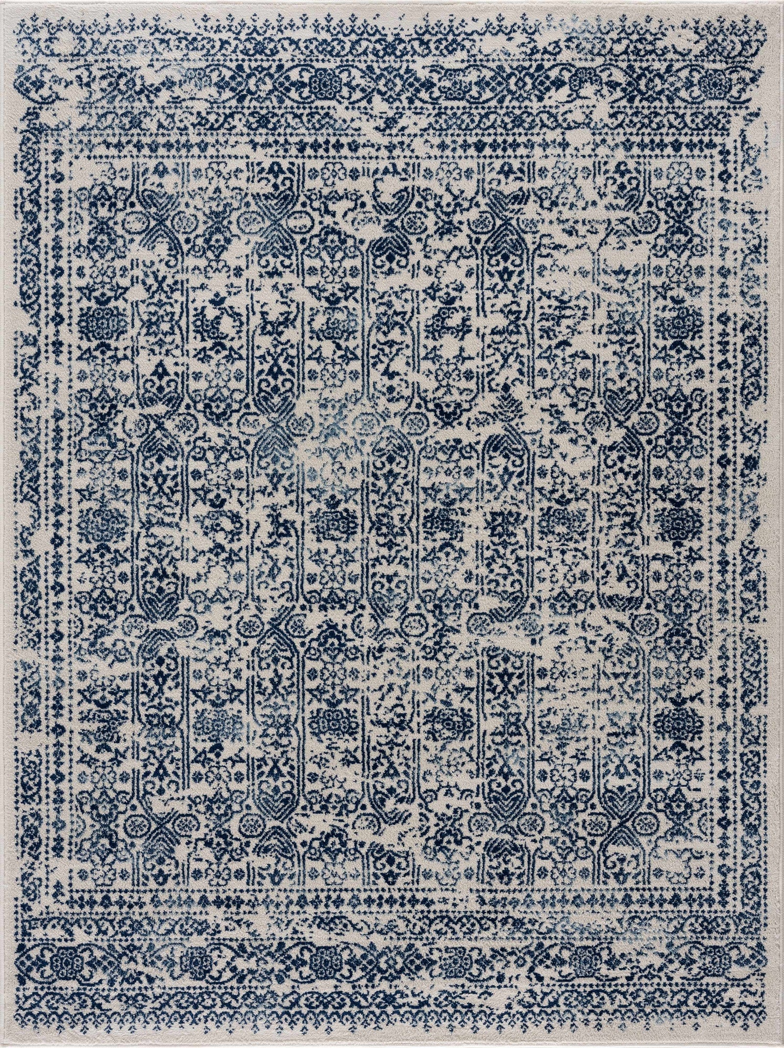 Alfombra azul Michie - Liquidación
